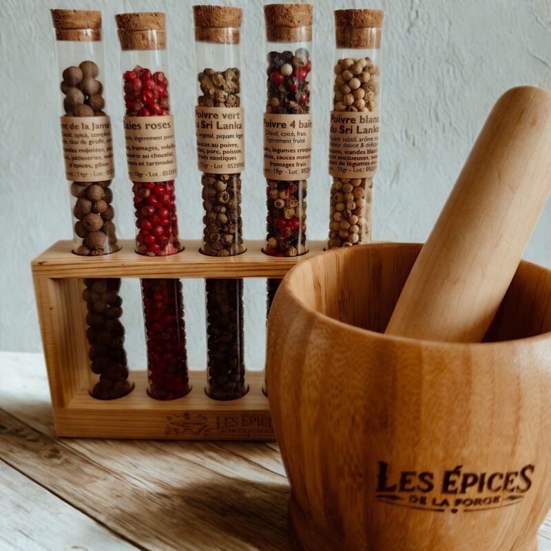 Pack découverte 5 poivres & Mortier